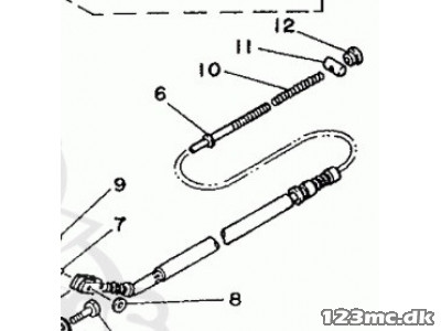 Bagbremse kabel - Yamaha XV 250