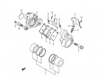 Bremsekaliber rep kit - Suzuki VS 1400