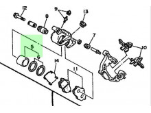 Bremsekaliber rep kit - XV 535