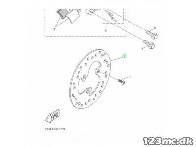 Bremseskive Original - Yamaha JogR