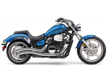 Cobra Swept Down Chrome udstødning - Stryker