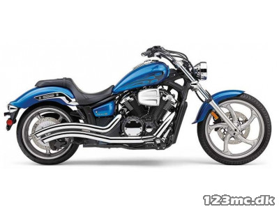 Cobra Swept Down Chrome udstødning - Stryker