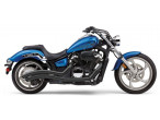 Cobra Swept Down Sort udstødning - Stryker til Yamaha XVS 1300