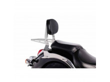Customacces rustfri poleret Touring Sissybar M1800