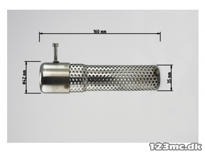 dB-killer racing Ø38 mm skrue