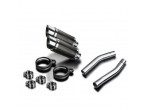Delkevic dobbelt runde Carbon Udstødninger - Yamaha YZF-R1 2007-2008