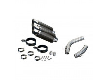 Delkevic dobbelt runde Carbon Udstødninger - Yamaha YZF-R1 2009-2014