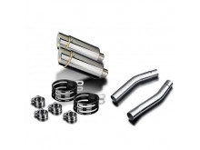 Delkevic dobbelt runde Udstødninger - Yamaha YZF-R1 2007-2008