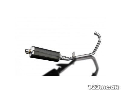 Delkevic Komplet 1-1 Udstødning Carbon YBR 125 (05-16)