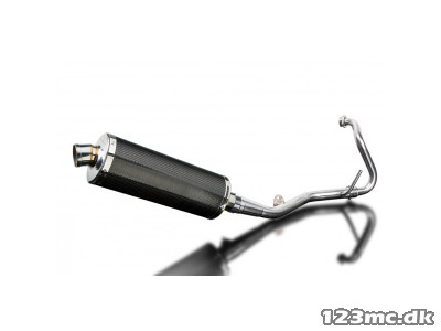 Delkevic Komplet 1-1 Udstødning Carbon YZF-R 125 (08-13)