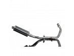 DELKEVIC Komplet 2-1 oval carbon udstødning CMX 500 (17-24) til Honda CMX 500 Rebel