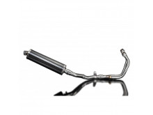 DELKEVIC Komplet 2-1 oval carbon udstødning CMX 500 (17-24)