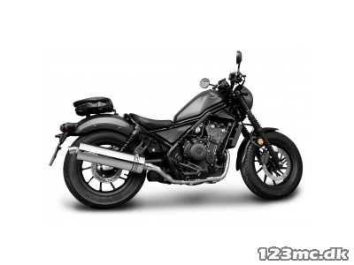 DELKEVIC Komplet 2-1 oval rustfri udstødning CMX 500 (17-24)