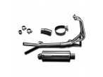 Delkevic komplet 2-1 Rustfri Udstødning Ninja 250 (08-13) til Kawasaki Ninja 250 R