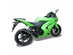 Delkevic Komplet 2-1 Rustfri Udstødning Ninja 250 (08-13) til Kawasaki Ninja 250 R