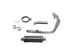 Delkevic Komplet 2-1 Udstødning Carbon CBF 500 (04-08) til Honda
