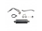 DELKEVIC KOMPLET 2-1 UDSTØDNING Carbon TDM 850 (91-01) til Yamaha