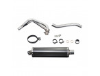 DELKEVIC KOMPLET 2-1 UDSTØDNING Carbon TDM 850 (91-01) til Yamaha