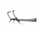 Delkevic Komplet 2-1 Udstødning Megaphone Rustfri CX 500 (78-82) til Honda CX 500 Custom