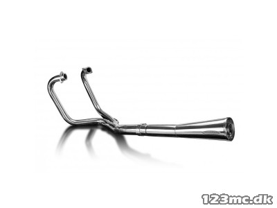 Delkevic Komplet 2-1 Udstødning Megaphone Rustfri CX 500 (78-82)