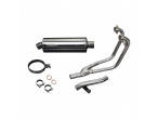Delkevic Komplet 2-1 Udstødning Rustfri GS 500 (89-09) til Suzuki