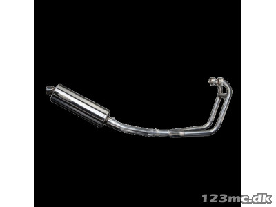 Delkevic Komplet 2-1 Udstødning Rustfri GS 500 (89-09)