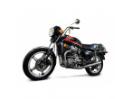 Delkevic Komplet 2-1 Udstødning Straight Rustfri CX 500 (78-82) til Honda CX 500 Custom