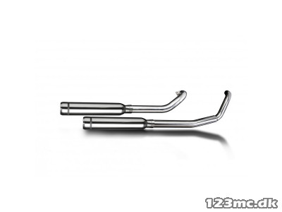 DELKEVIC Komplet 2-2 bull nose 410mm udstødning XVS 650 (97-03)