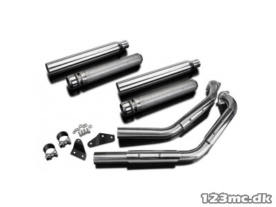 DELKEVIC Komplet 2-2 bull nose 550mm udstødning M 800 Intruder (05-15)