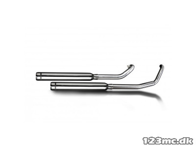 DELKEVIC Komplet 2-2 bull nose 550mm udstødning XVS 650 (97-03)