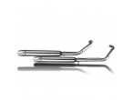DELKEVIC Komplet 2-2 Slash cut 550mm udstødning VL 800 (01-16) til Suzuki VL 800 Intruder