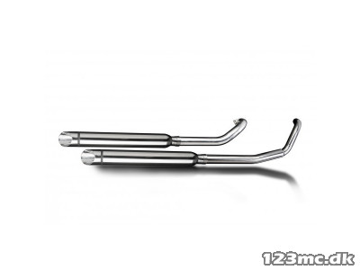 Delkevic Komplet 2-2 slash cut 550mm udstødning XVS 650 Dragstar (97-03)
