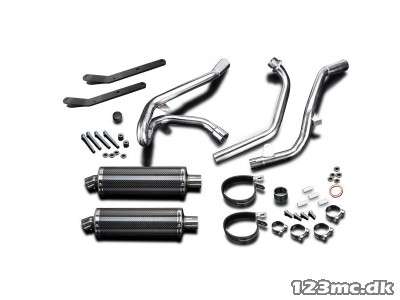 Delkevic Komplet 2-2 Udstødning Carbon SV650/S (98-02)