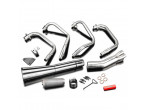 Delkevic Komplet 4-1 Megaphone Udstødning Rustfri CB 650 C (79-84) til Honda