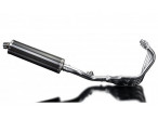 Delkevic Komplet 4-1 Udstødning Carbon CB 600 F (07-13) til Honda CB 600 F Hornet