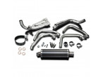 Delkevic Komplet 4-1 Udstødning Carbon CB 600 F (98-02) til Honda CB 600 F Hornet