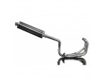Delkevic Komplet 4-1 Udstødning Carbon CB 600 F (98-02) til Honda CB 600 F Hornet