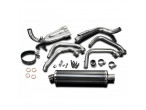Delkevic Komplet 4-1 Udstødning Carbon CB 600 F (98-02) til Honda CB 600 F Hornet