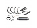 Delkevic Komplet 4-1 Udstødning Carbon CBR 600 F (99-00) til Honda