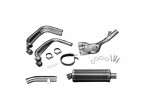 DELKEVIC KOMPLET 4-1 UDSTØDNING Carbon FZS 600 (98-03) til Yamaha FZ6