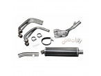 DELKEVIC KOMPLET 4-1 UDSTØDNING Carbon FZS 600 (98-03) til Yamaha FZ6