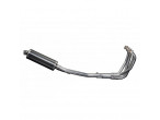Delkevic Komplet 4-1 Udstødning Carbon GSF1250 Bandit (07-16) til Suzuki