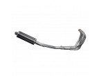 Delkevic Komplet 4-1 Udstødning Carbon GSF600 Bandit (95-05) til Suzuki