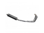 Delkevic Komplet 4-1 Udstødning Carbon GSF600 Bandit (95-05) til Suzuki