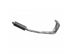 Delkevic Komplet 4-1 Udstødning Carbon GSF650 Bandit (05-07) til Suzuki
