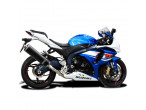 Delkevic Komplet 4-1 Udstødning Carbon GSX-R 1000 (12-16) til Suzuki