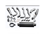 Delkevic Komplet 4-1 Udstødning Carbon GSX-S 1000 (15-20) til Suzuki