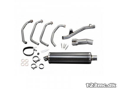 Delkevic Komplet 4-1 Udstødning Carbon GSX1250 FA (10-16)