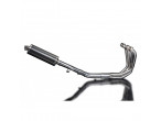 Delkevic Komplet 4-1 Udstødning Carbon GSX650F/FA (07-16)