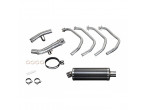 Delkevic Komplet 4-1 Udstødning Carbon GSX650F/FA (07-16)